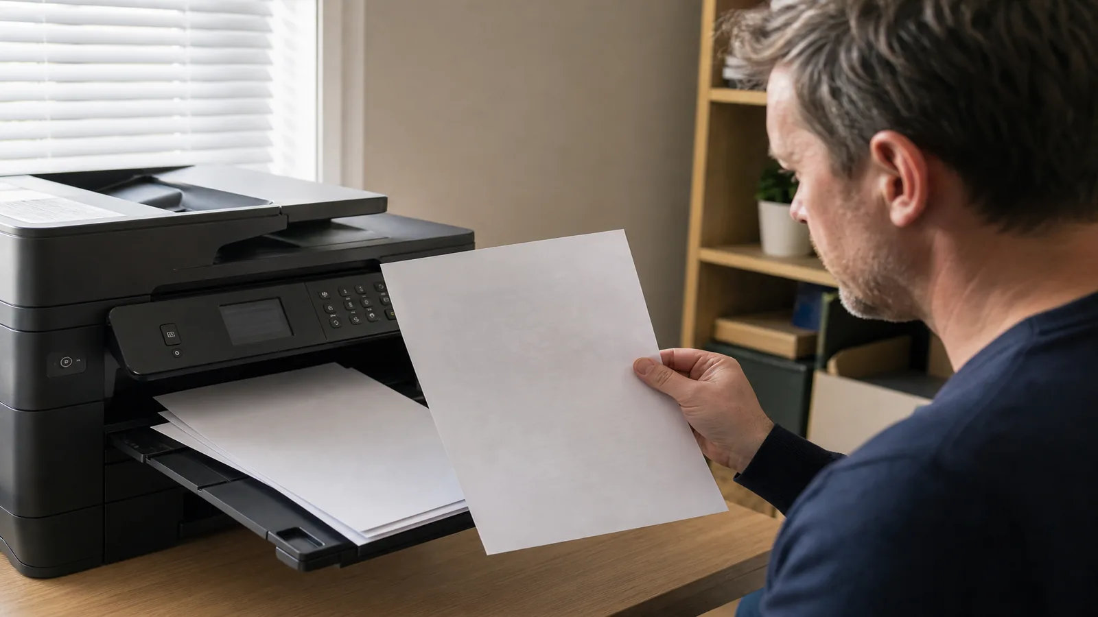 UK office guidance visual for brother a3 inkjet blank pages after sitting idle uk